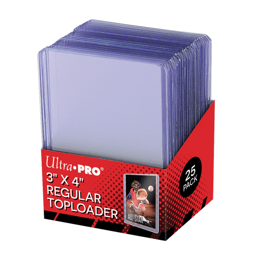 Ultra Pro – Pacchetto da 25 Toploader Regular 76 mm x 102 mm